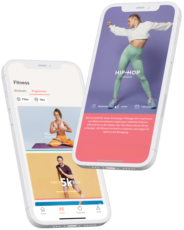 Beispielansicht der ProTrain-App